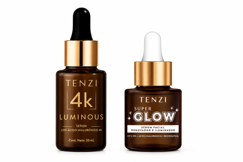 Tenzi Sérum Contorno De Ojos + Sérum Facial Super Glow Vit C