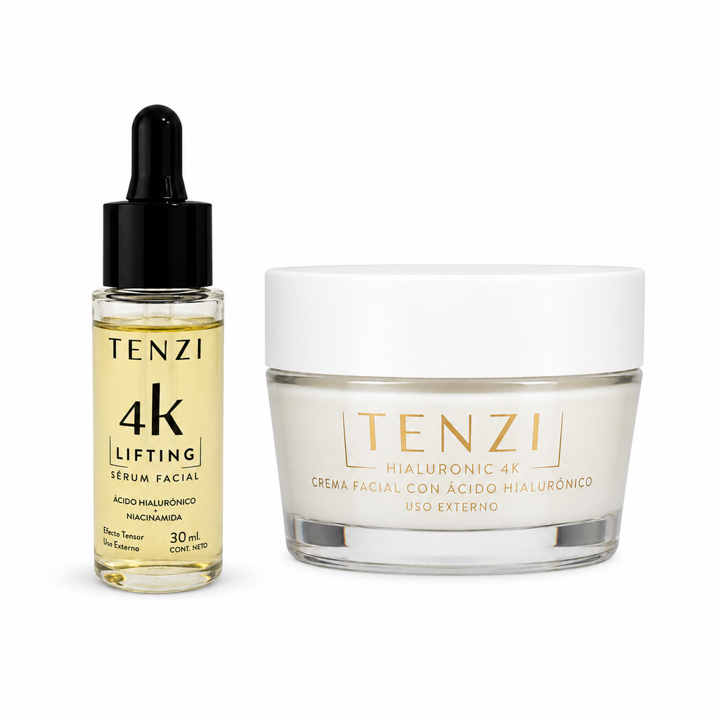 Kit Facial Tenzi 4k Lifting Sérum + Crema Ácido Hialurónico