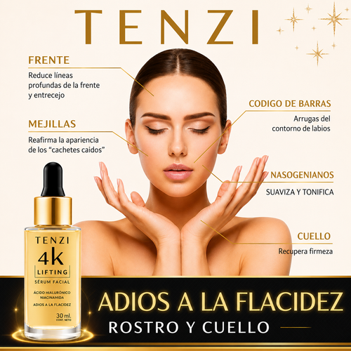 Sérum Facial Tenzi 4k Lifting Efecto Tensor 30ml